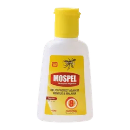 Mospel Mosquito Repellent, Regular, Protects Against Dengue & Malaria, 45ml