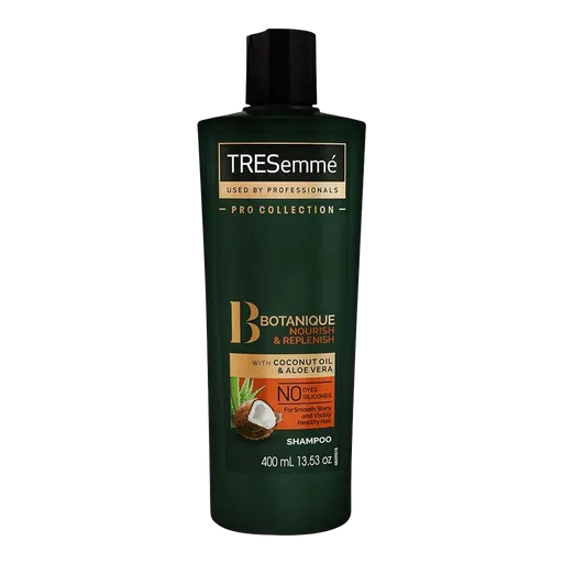 Tresemme Botanique Nourish & Replenish Shampoo, For Smooth Shiny & Visibly Healthy Hair, 400ml