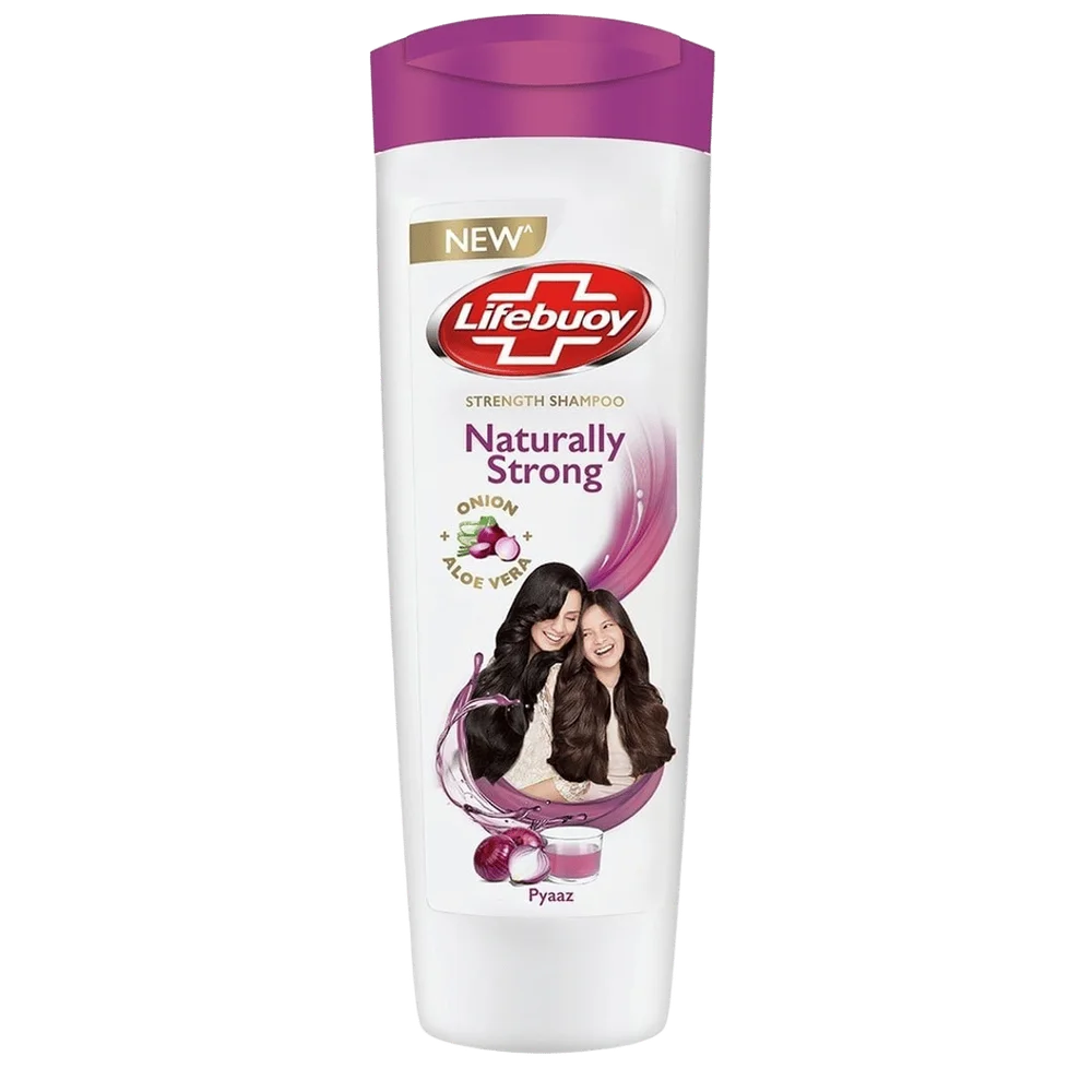 Lifebuoy Naturally Strong Onion + Aloe Vera Strength Shampoo, 370ml
