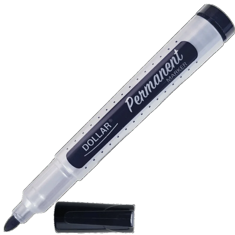 Dollar Black Permanent Marker