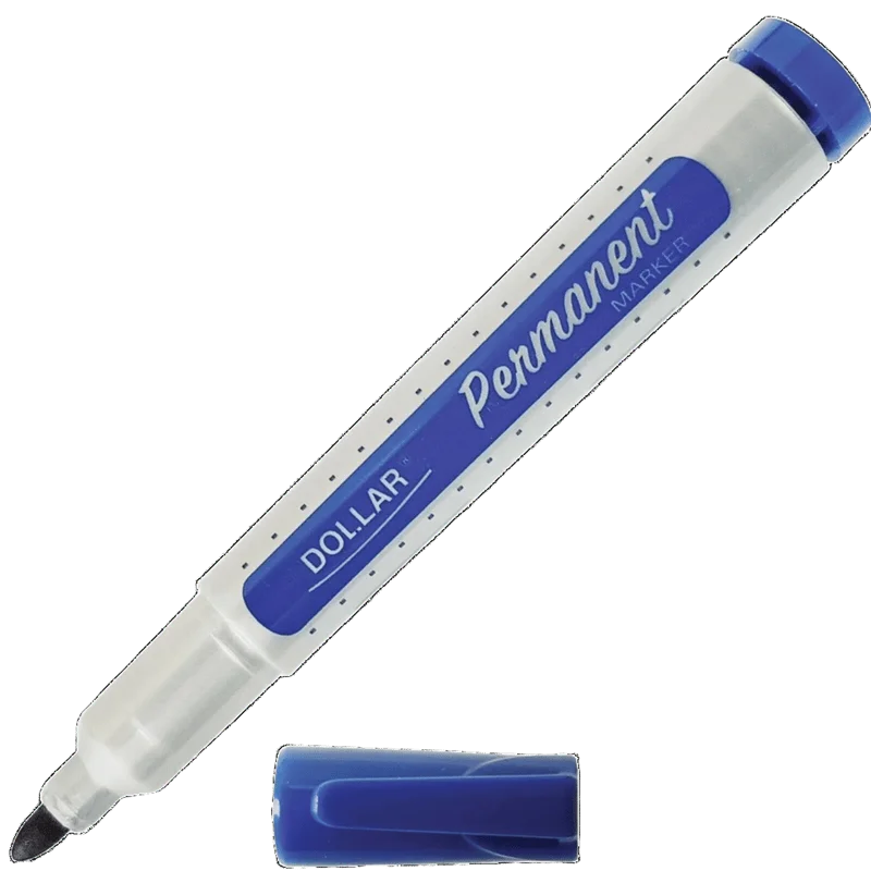 Dollar Blue Permanent Marker