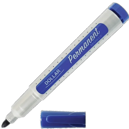 Dollar Blue Permanent Marker