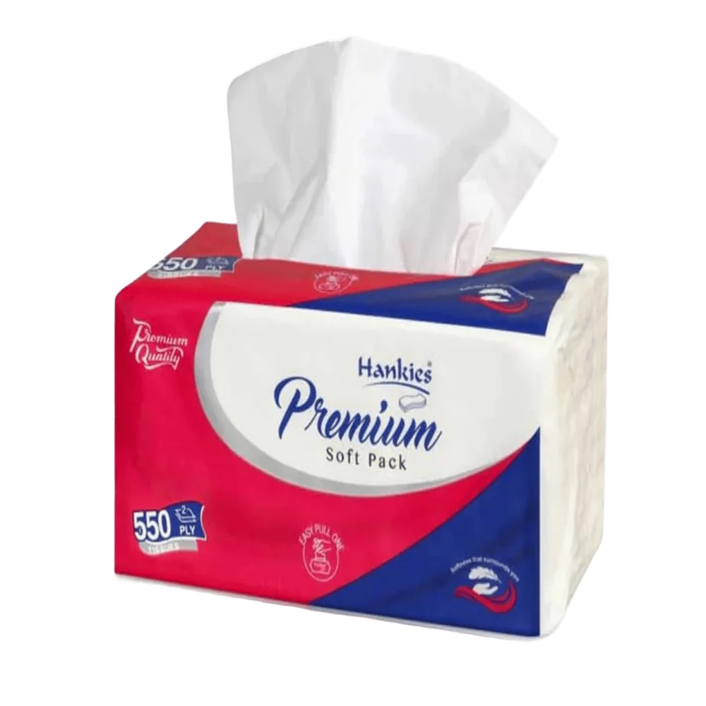 Hankies Premium Soft Pack – 550 Tissues