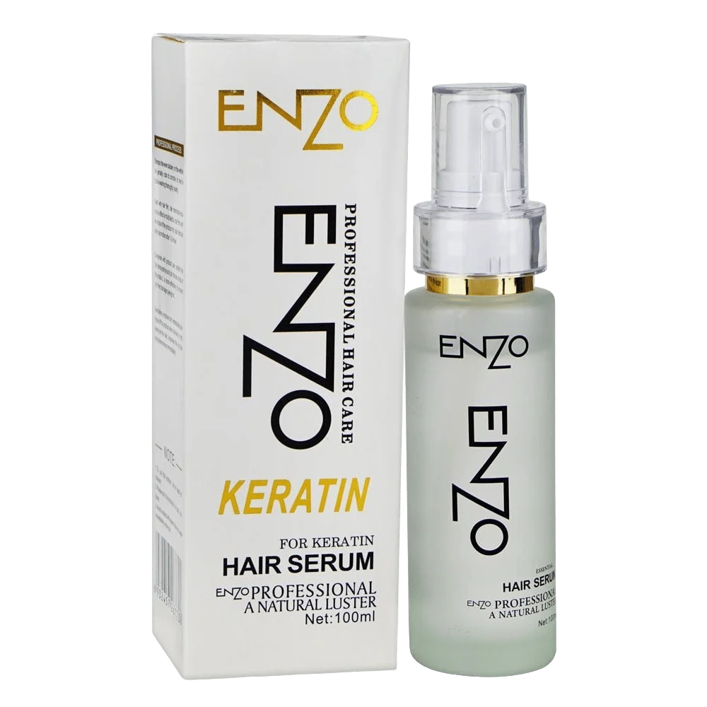 Enzo Keratin Hair Serum, For Frizzy Softness, 100ml
