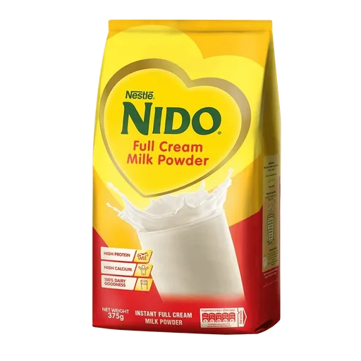 Nido Instant Full Cream Milk Powder, 375g Pouch