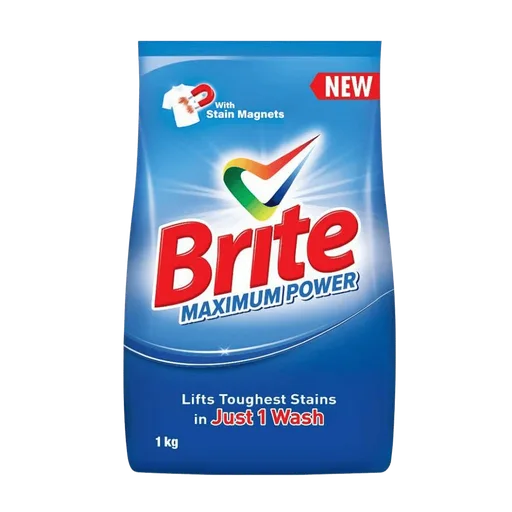 Brite Maximum Power Detergent Powder 1 KG