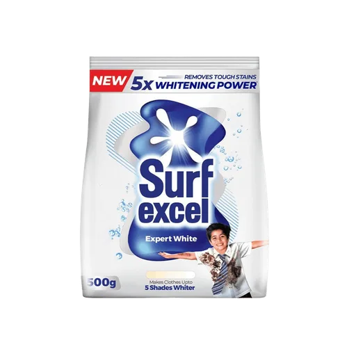 Surf Excel Expert White Washing Powder - 500gm