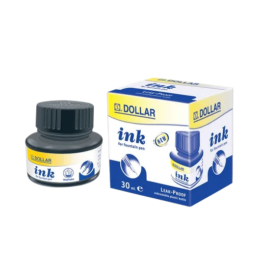 Dollar Fountain Pen Blue Ink, 30ml