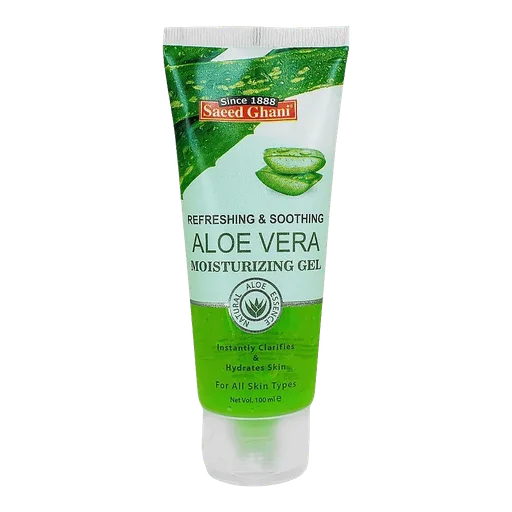 Saeed Ghani Refreshing & Soothing Aloe Vera Moisturizing Gel, For All Skin Types, 100ml