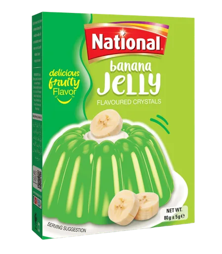 National Jelly Crystal Banana 80gm