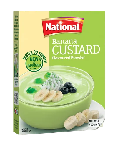 Nationa Banana Custard 120gm