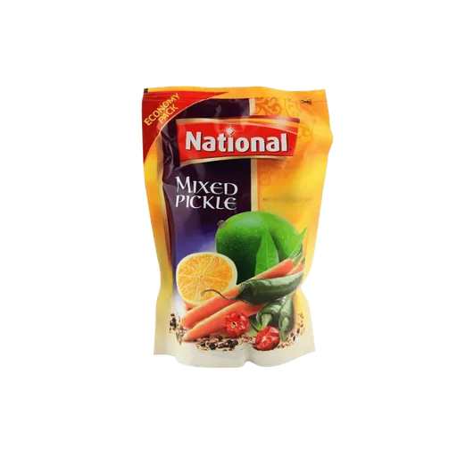 National Mixed Pickle In Oil Pouch 150g