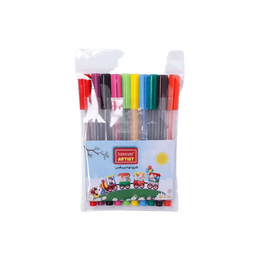 Signature Artist 10 Fiber-Tip Markers