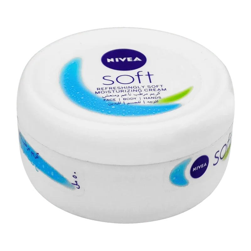 Nivea Soft Refreshingly Soft Moisturizing Cream, For Face/Body/Hands, 100ml