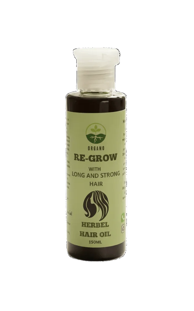 Organo Organics Re-Grow Herbal Hair Oil 150ml