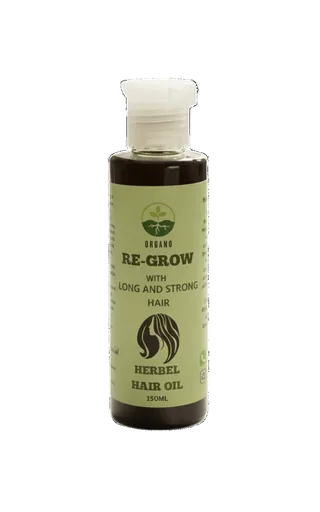 Organo Organics Re-Grow Herbal Hair Oil 150ml