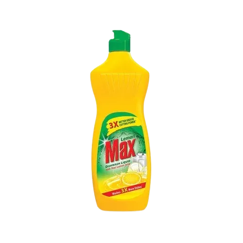 Lemon Max Dishwash Liquid Bottle, With Lemon Juice, 275ml