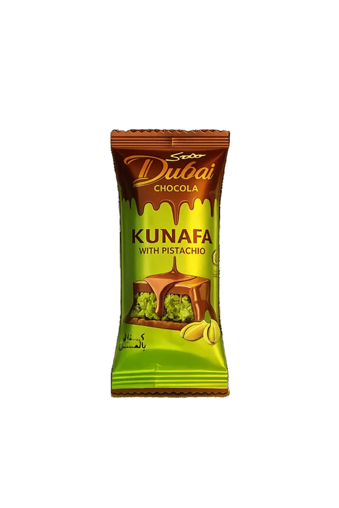 Dubai Chocolate Kunafa with Pistachio, 18g