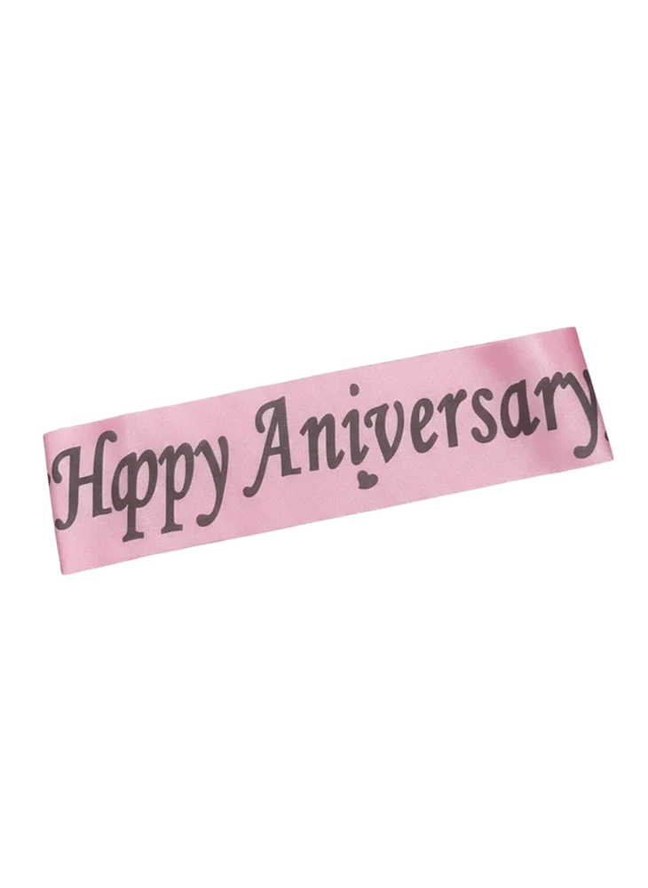 Happy Anniversary Pink Slash