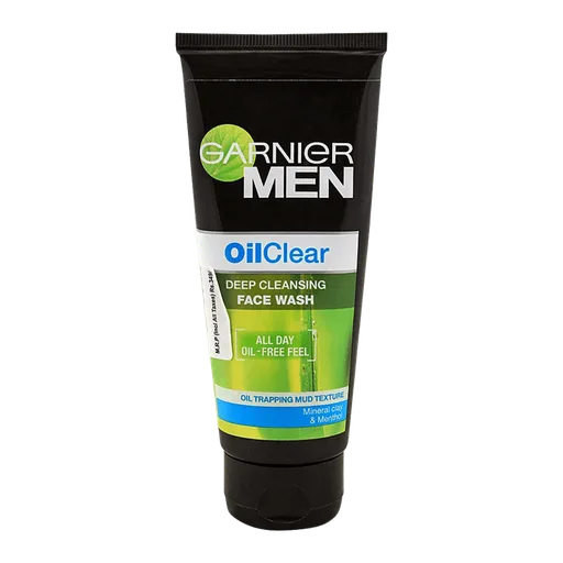 Garnier Men Oil Clear Deep Cleansing Face Wash, 100gm