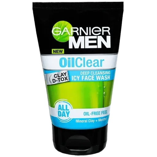 Garnier Men Oil Clear Deep Cleansing Face Wash, 100gm