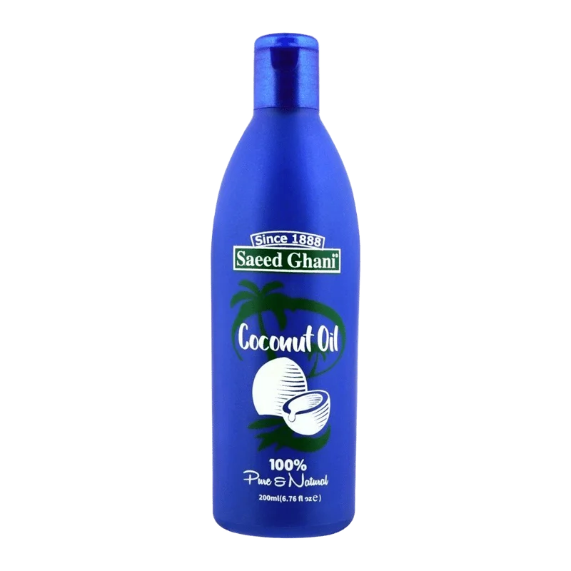 Saeed Ghani 100% Pure & Natural Coconut Oil, 185ml