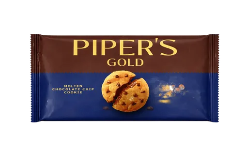 Pipers Gold Molten Chocolate Chip Cookies, 46g