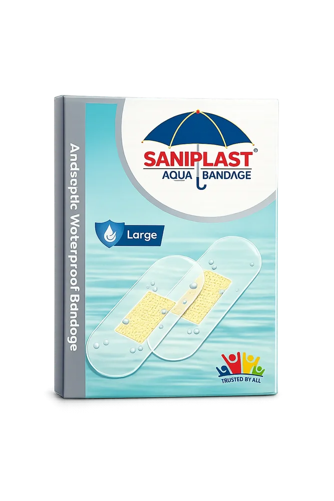 Saniplast Aqua Bandage Large 20 Strips 25mm x 72mm