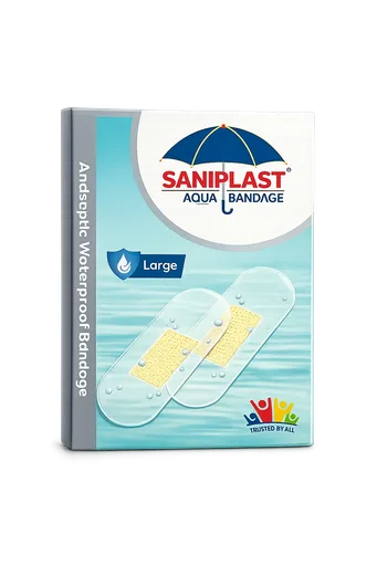 Saniplast Aqua Bandage Large 20 Strips 25mm x 72mm