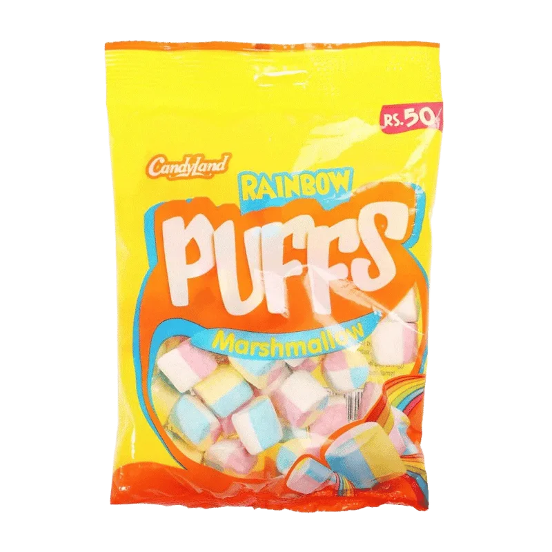 Candyland Puffs Rainbow Marshmallow Party Pack
