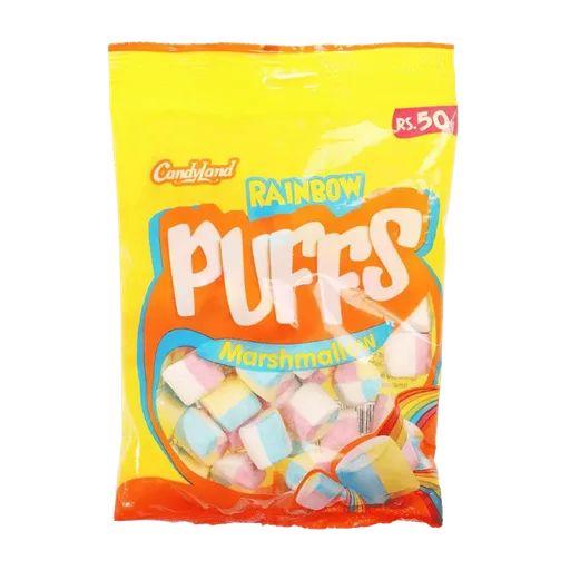 Candyland Puffs Rainbow Marshmallow Party Pack