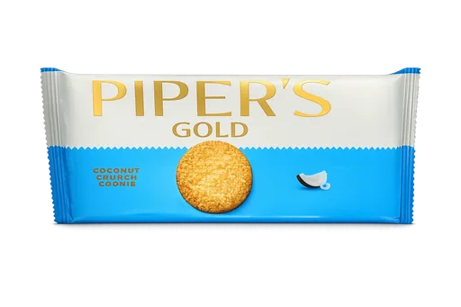 Pipers Gold Coconut Crunch Cookies, 46g