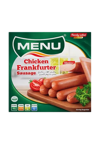Menu Chicken Frankfurter Sausages 630gm