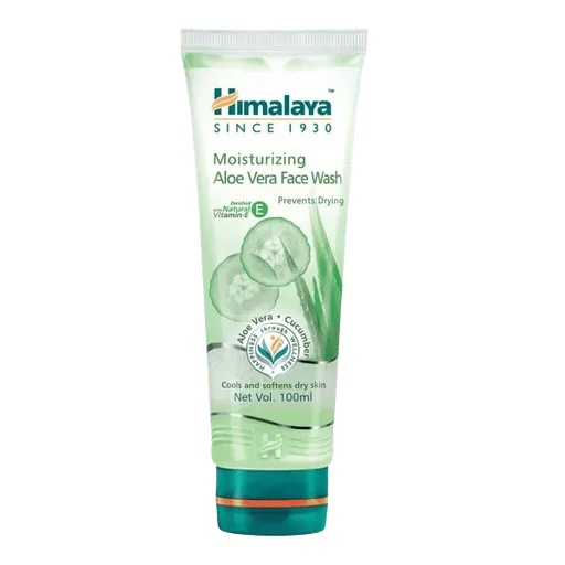Himalaya Facewash Moisturizing Aloe Vera 100ml