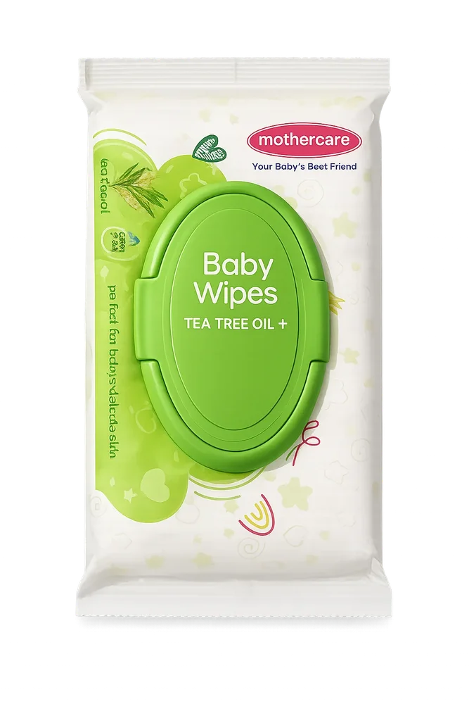 Mothercare Tea Tree Oil Baby Wipes, 80 Pieces