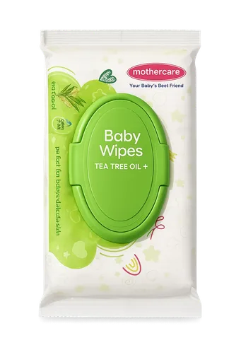 Mothercare Tea Tree Oil Baby Wipes, 80 Pieces
