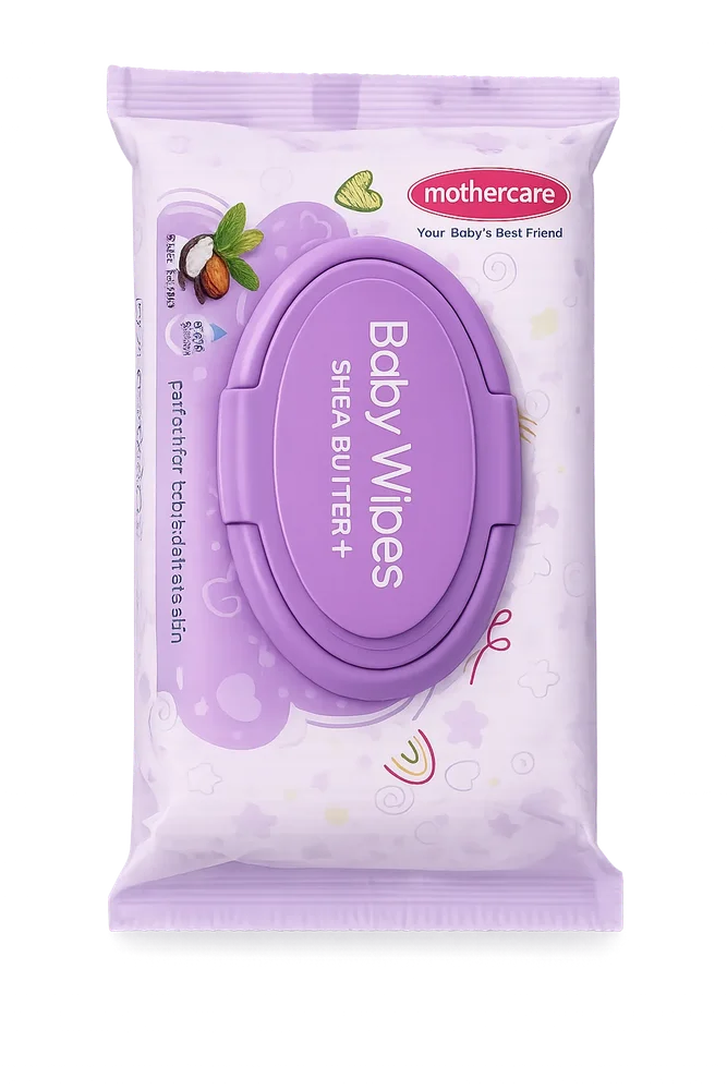 Mothercare Shea Butter Baby Wipes, 80 Pieces