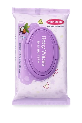Mothercare Shea Butter Baby Wipes, 80 Pieces