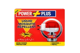 Power Plus Ultra Liquid Mosquito Repellant Red Refill + Machine Kit