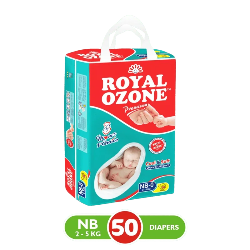 Size 0 Newborn-2-5kg-50pcs, Royal Ozone