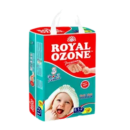 Size 2 Small Royal Ozone Premium Baby Diaper ( 3-6Kg ) 50Pcs