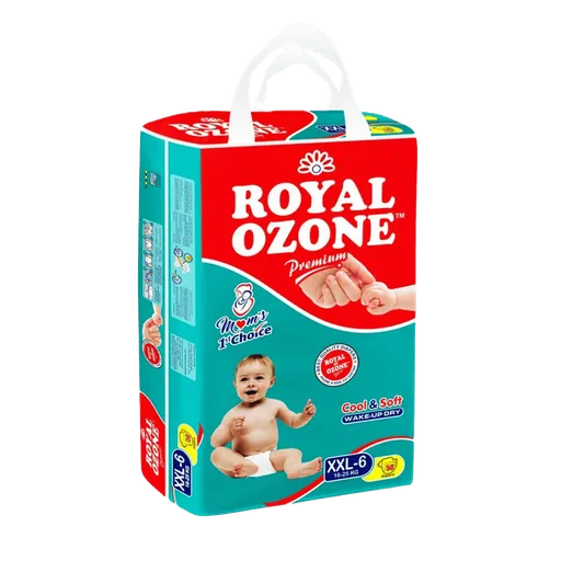 Size 6 XXL Royal Ozone Premium Baby Diaper (16-25Kg) 50Pcs