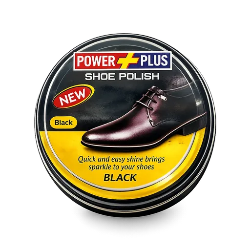 Power Plus Shoe Polish Black 44ml