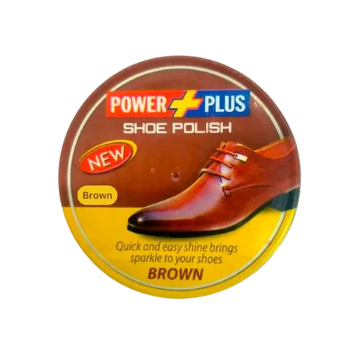 Power Plus Shoe Polish Brown 44ml