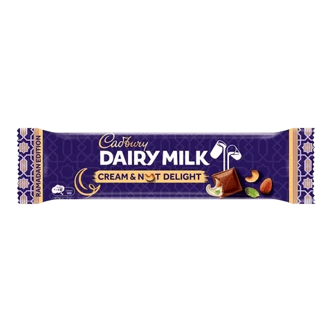 Dairy Milk Cream & Nut Delight Chocolate Ramadan Bar 38g