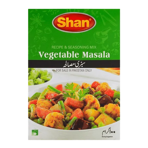 Shan Vegetable Recipe Masala 100gm