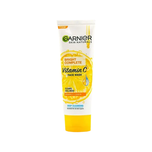 Garnier Vitamin C Skin Active Bright Complete Facewash 100ml
