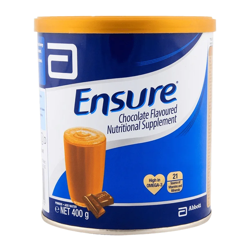 Ensure Nutritional Supplement Powder, Chocolate Flavor, 400g