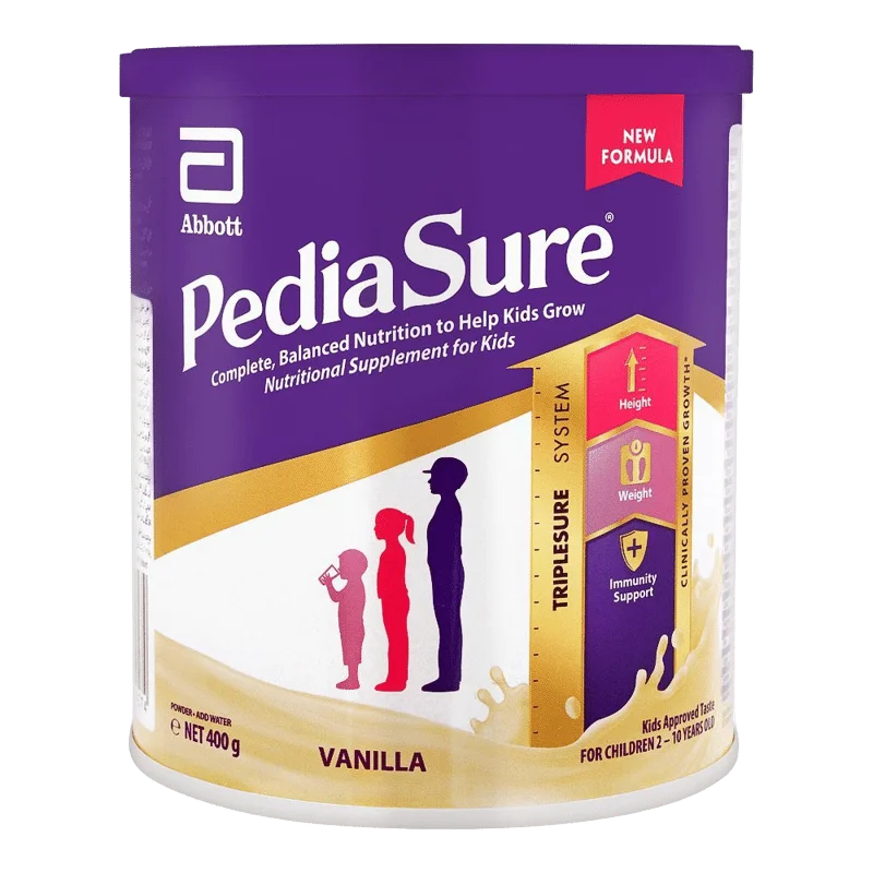 PediaSure Triplesure System, Vanilla Flavour, 400g