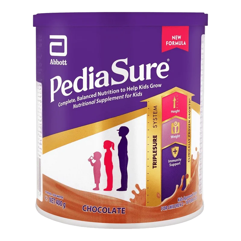 PediaSure Triplesure System, Chocolate Flavour, 400g